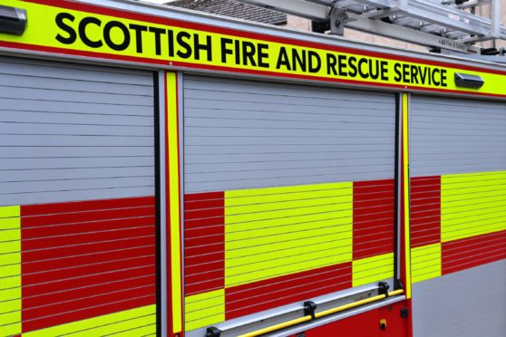 Two fire crews have been despatched to the scene of a two-vehicle crash in Dunfermline on Thursday evening.