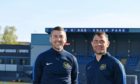 Banks o' Dee co-managers Roy McBain, left, and Jamie Watt are looking forward to facing Fraserburgh