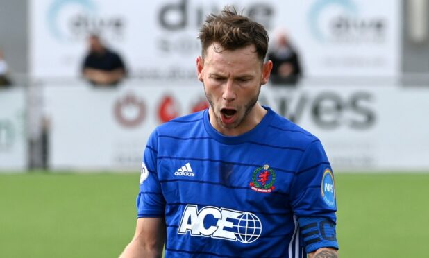 Cove Rangers captain Mitch Megginson