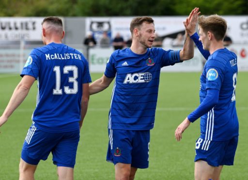 Mitch Megginson and Rory McAllister were on target for Cove Rangers.