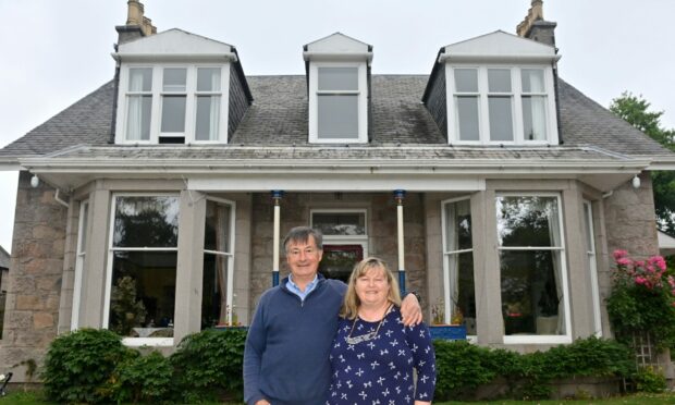Home is where the heart is: Mark and Ursula Thompson say Inverdon has been the perfect place to live for the past 16 years.