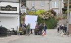 Filming taking place in Johnshaven for the new Disney+ series The Wedding Season. Picture by Kami Thomson / DCT Media
