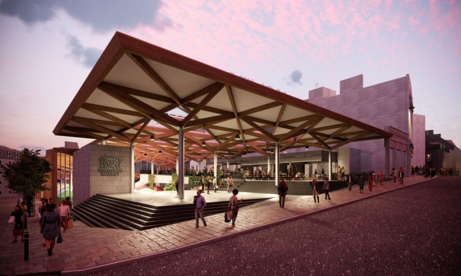 Concept images of the new Aberdeen International Market, on the BHS site, were released by the council in May.