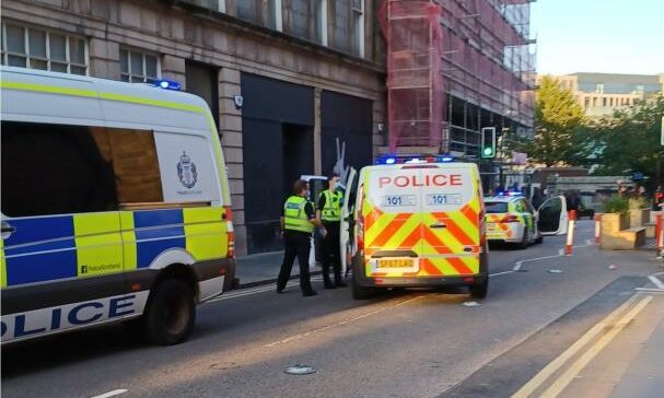 Two male youths arrested following a disturbance on Back Wynd.