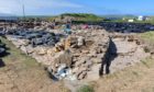 Archaeologists working on the Ness of Brodgar site earlier this summer.