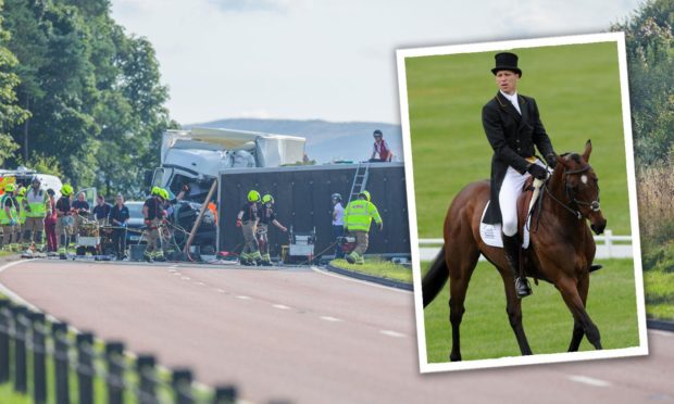 International eventer Nick Gauntlett has spoken of his heartbreak following the loss of four horses in the A9 crash.