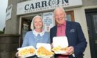 Lorraine and Charlie Watson, owners of The Carron Fish Bar.