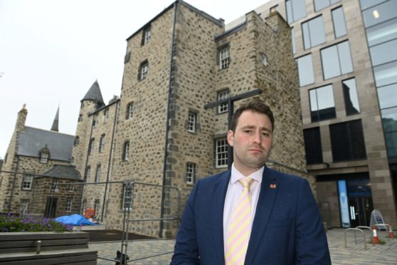 Michael Hutchison previously complained about the quality of work at Provost Skene's House.