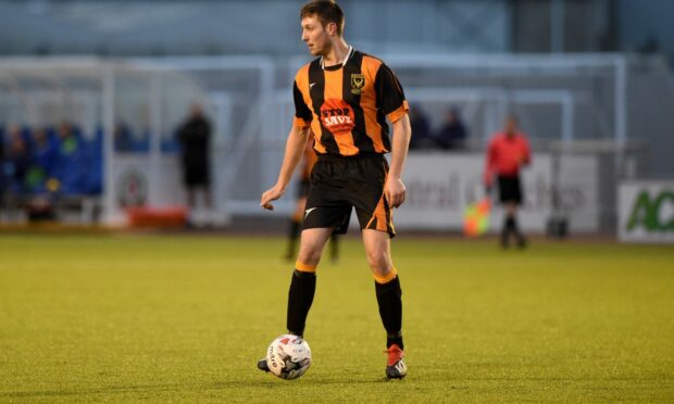 Huntly defender Michael Clark will be facing Formartine United in the Evening Express Aberdeenshire Cup