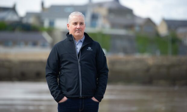 Lossiemouth boss Joe Russell. Picture by Jason Hedges