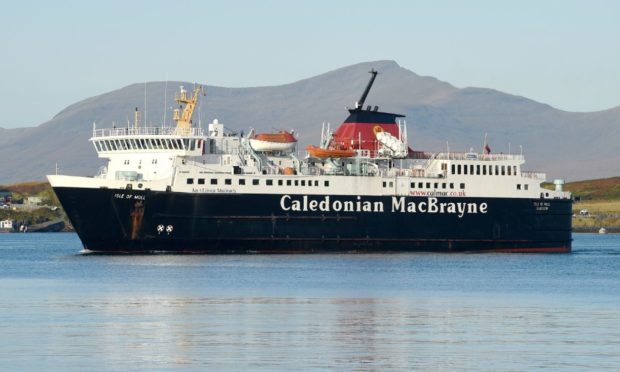 CalMac has announced a reduced timetable for January. Picture by Sandy McCook.