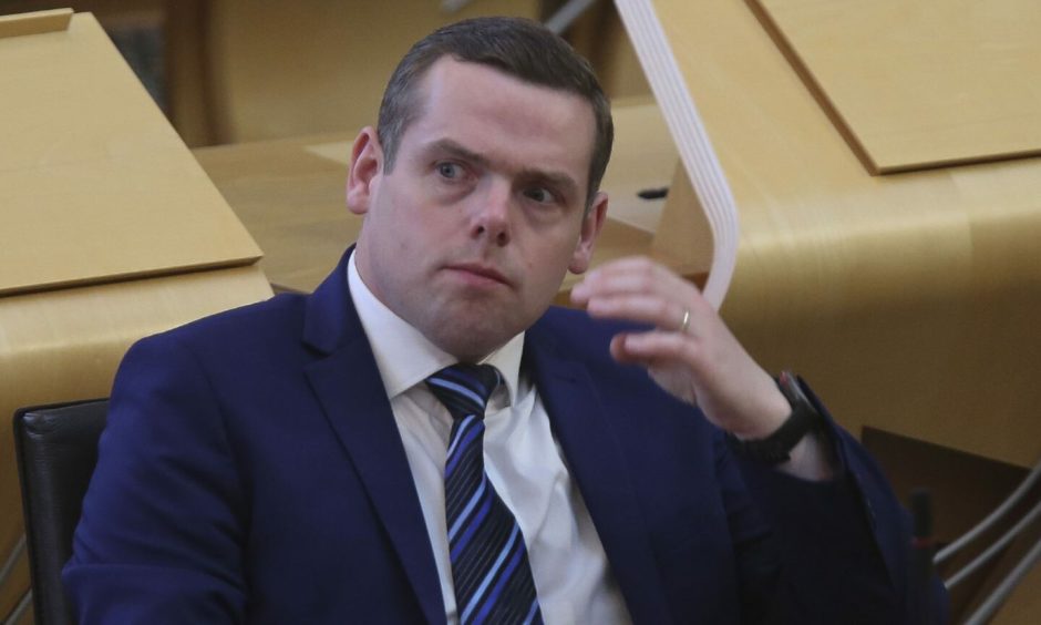 Scottish Conservative leader Douglas Ross has defended the UK Government's stance on Universal Credit.