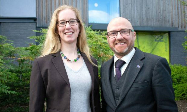 Lorna Slater and Patrick Harvie, co-leaders of the Scottish Green Party.
