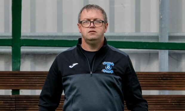 Strathspey Thistle manager Charlie Brown.