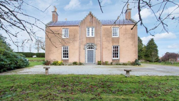 countryside property with garden Aberdeenshire