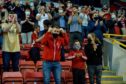 Limited numbers of fans have already returned to Pittodrie for the opening games of the season.