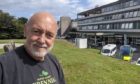 Kirkwall East councillor John Ross Scott at Aberdeen Royal Infirmary.