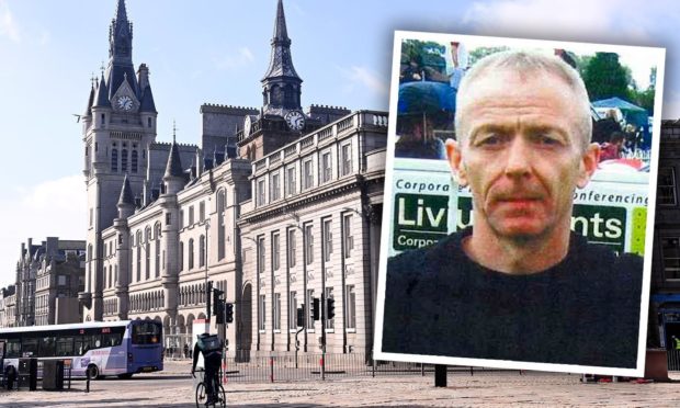 Mark Barrott, who is a suspect in an investigation into the murder of his wife, has been spotted in Aberdeen