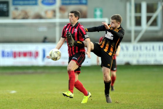 Neil McLean in action for Inverurie Locos