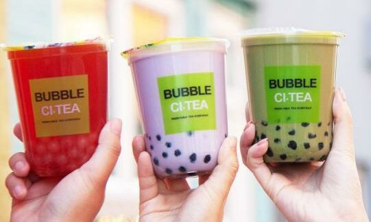 Bubble CiTea launch in Union Square. Supplied by Union Square/Instagram