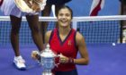 Emma Raducanu won the US Open singles title in New York in 2021.
