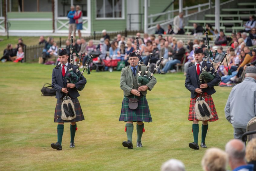 Pipers thrilled the crowds at the Braemar Gathering Alternative. Photos: Michal Wachucik/Abermedia