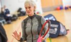 Judy Murray at Mile End School in Aberdeen.
