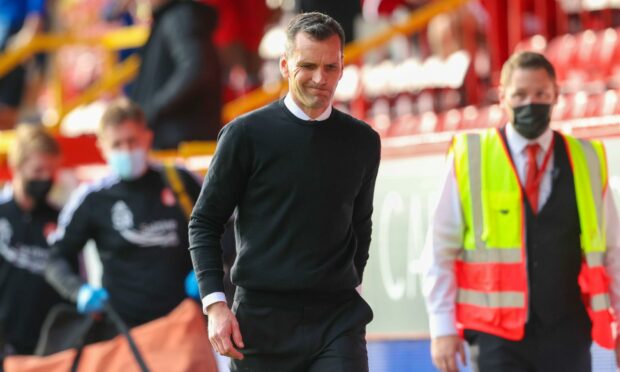 Aberdeen manager Stephen Glass.