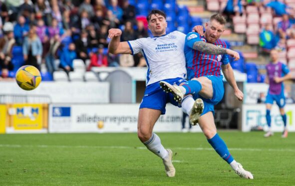 Michael Gardyne hit the winner for Caley Thistle against Queen of the South.