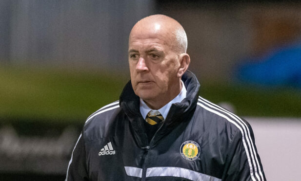 Calum Maclean during Fort William's 3-3 draw with Nairn County.