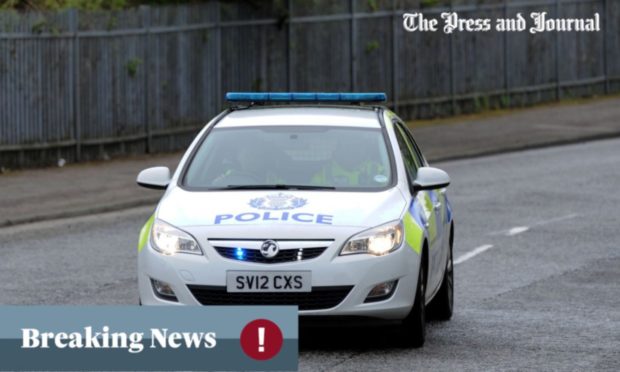 A section of A816 has been closed due to a serious crash.