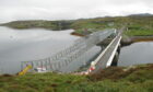 The assembly stage of the main structure of the new Bernera Bridge will be completed tomorrow with the final section being put in place. Image supplied by Comhairle nan Eilean Siar