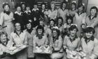 The smart restaurant staff of British Home Stores in Aberdeen in 1980.