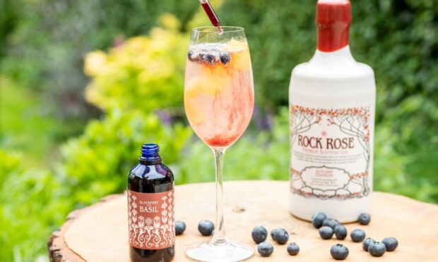 Rock Rose Gin cocktail.