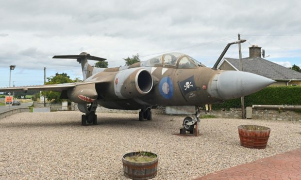 The Buccaneer jet in Elgin will now be moved 140 miles. Photo: Jason Hedges/DCT Media