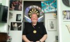 Scotland's World Cup of Darts winner John Henderson. Picture by Jason Hedges