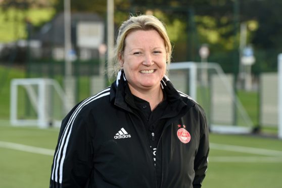 Aberdeen FC Women's co-manager Emma Hunter.
