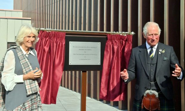 The Duke and Duchess of Rothesay officially reopened Aberdeen Art Gallery.