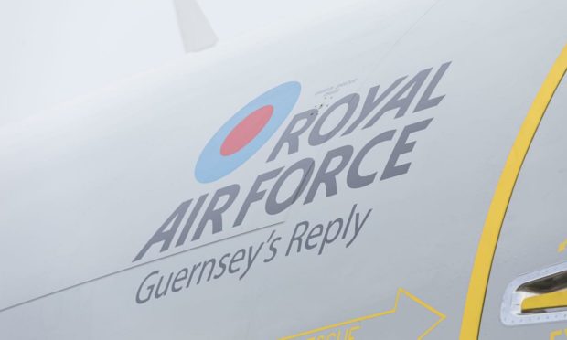 Guernsey's Reply has arrived at RAF Lossiemouth. Photo: RAF Lossiemouth