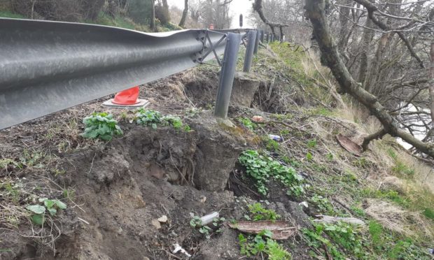 A new contract has been published to repair the landslip at Meikle Cantly.