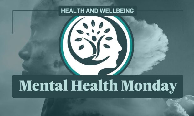 A graphic showing a picture of a person and the words 'Mental Health Monday'