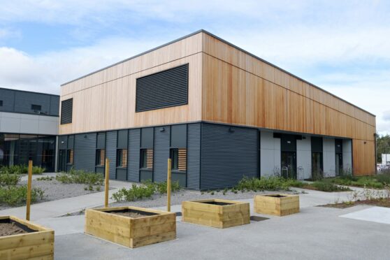 The new Badenoch and Strathspey Community Hospital in Aviemore. Picture by Sandy McCook.