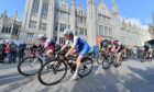 Large crowds packed Aberdeen city centre for the Tour Series cycling in 2019. Photo: Kenny Elrick/DCT Media