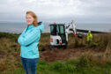 Greyhope Bay founder Fiona McIntyre is delighted that work has finally started on the visitor centre at Torry Battery