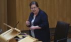 Jackie Baillie at the Scottish Parliament.