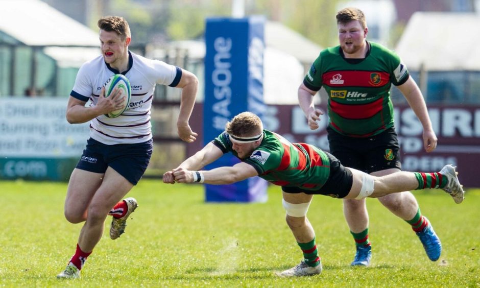 New Aberdeen Grammar captain Nat Coe, left.