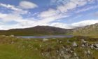 A man has died following a paragliding accident in Loch Na Gainmhich near Unapool. Picture by Google Maps.