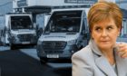 Nicola Sturgeon was asked to explain long waits for emergency help