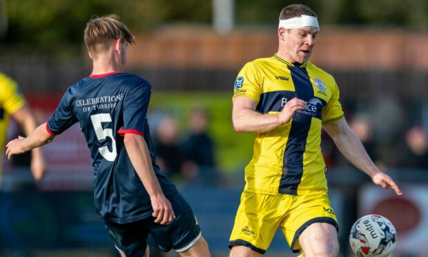 Wick's David Allan, right, is hoping they can defeat Bo'ness United in the Scottish Cup