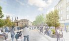 Plans for a pedestrianised Union Street.